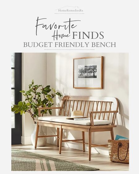 I found the prettiest bench that looks way more expensive than it is! Perfect for an entryway, the end of a bed, or a sunroom! seating, modern organic, transitional, modern farmhouse, cottage 


#LTKSeasonal #LTKStyleTip #LTKHome