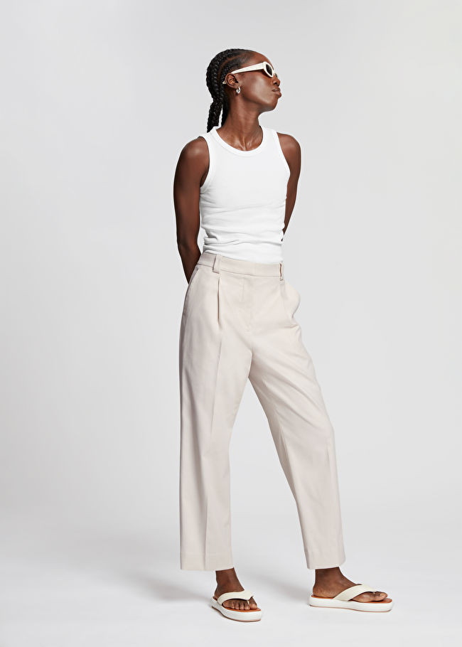 Pleated Straight Leg Trousers | & Other Stories (EU + UK)