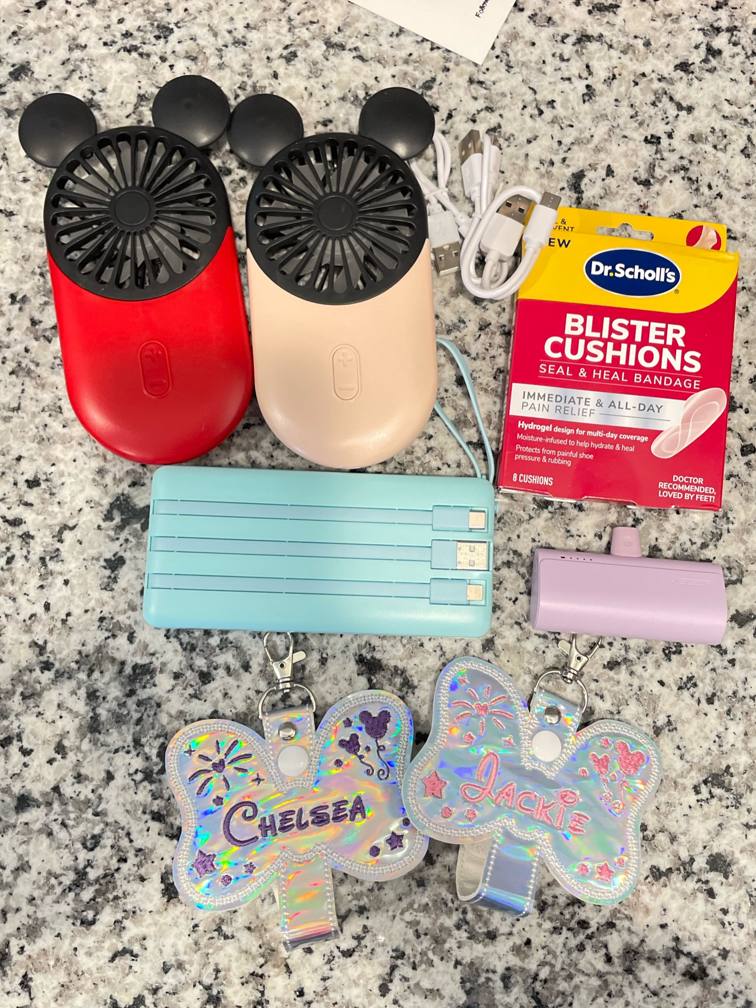 Needing some Disney essentials?! These fans ARE A MUST HAVE. And the blue portable charger last DAYSSSSS. Our most used items at Disney were these fans that have a tiny light and the blue charger to charge them throughout the day. The ear holders are a big slay for when you don’t/can’t wear ears but need them close! Unfortunately the exact ones we got are sold out but I added great back ups!!

#LTKActive #LTKFindsUnder50 #LTKTravel