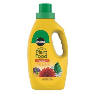 Miracle-Gro Liquid All Purpose Plant Food 32 oz. Concentrate, Feeds Plants Instantly, For All Pla... | The Home Depot
