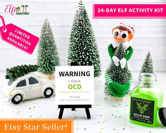 24-day Elf Activity Kit  Includes All Props for 24 Days of - Etsy | Etsy (US)