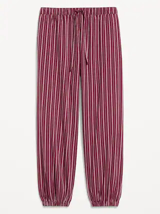Cinched Poplin Balloon Pants | Old Navy (US)