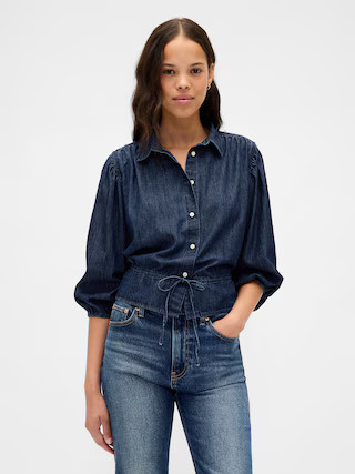 Denim Tie-Waist Top | Gap (US)