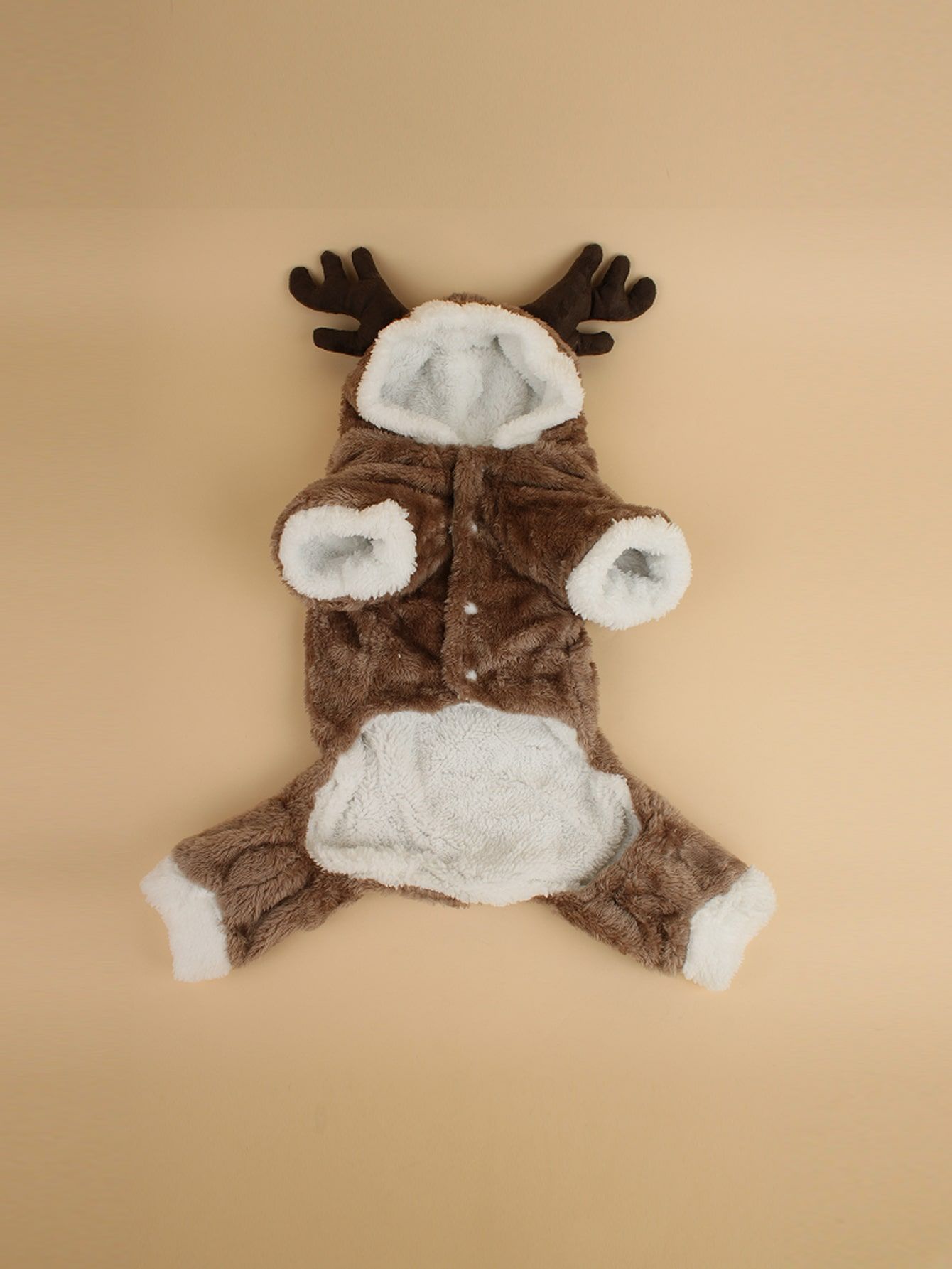 1pc Dog Elk Costume Suitable For Cold Weather Clothes | SHEIN