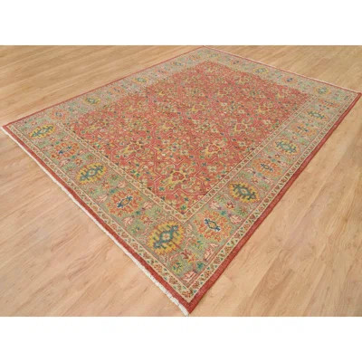 Shuban One-of-a-Kind 9' X 11'9" New Age Wool Area Rug Red | Wayfair North America