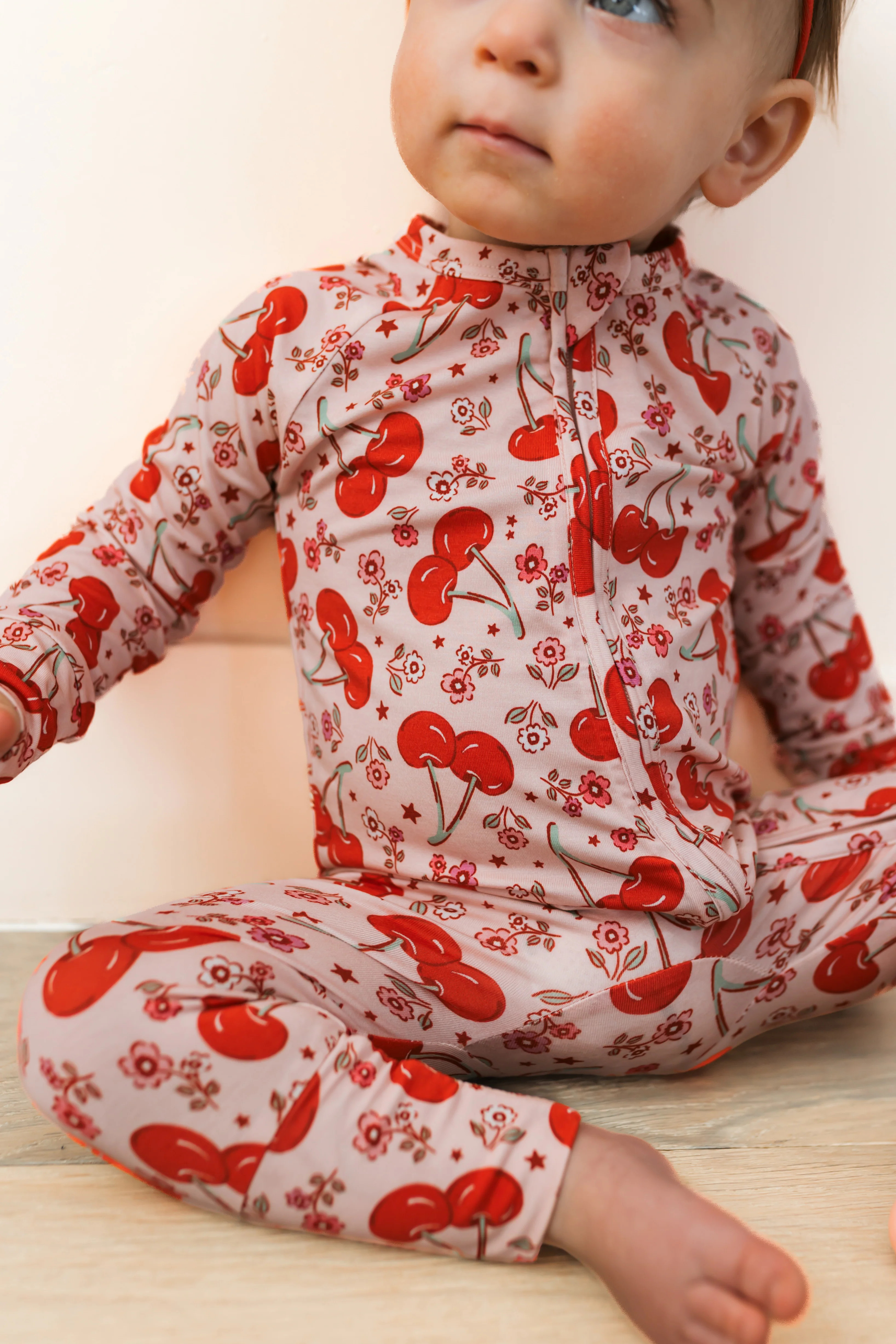 Cherry Sweet Zipper Romper | In My Jammers