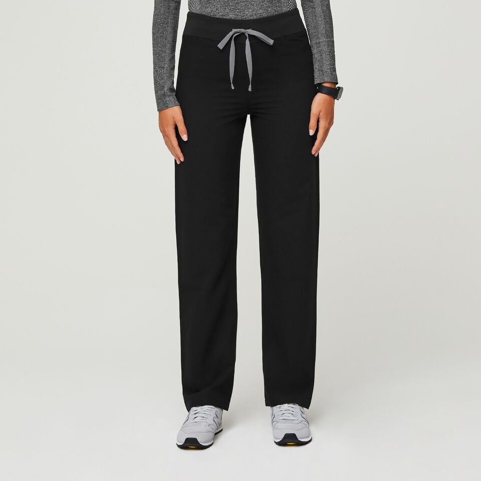 Women’s High Waisted Livingston Scrub Pants™ - Black · FIGS | FIGS