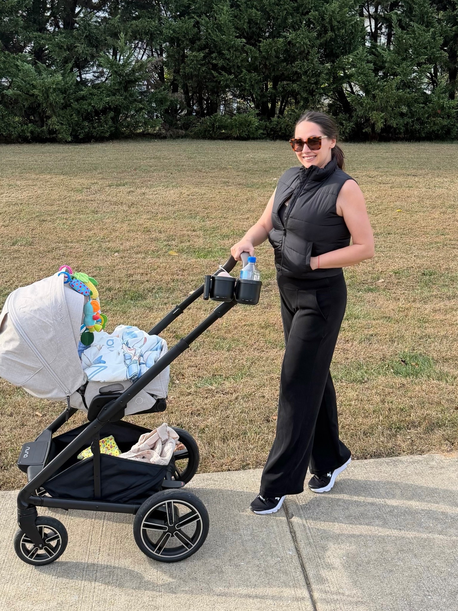 This best is a bit longer then most of my other cropped vests but it is totally awesome for coolers days! Stroller fashion! Amazon finds! 

#LTKSeasonal #LTKMidsize #LTKFindsUnder50