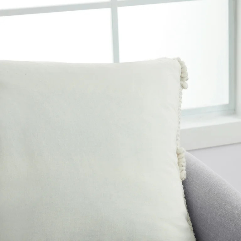 My Texas House Mckinney Woven Textured Diamond Stripe Square Decorative Pillow Cover, 20" X 20", ... | Walmart (US)