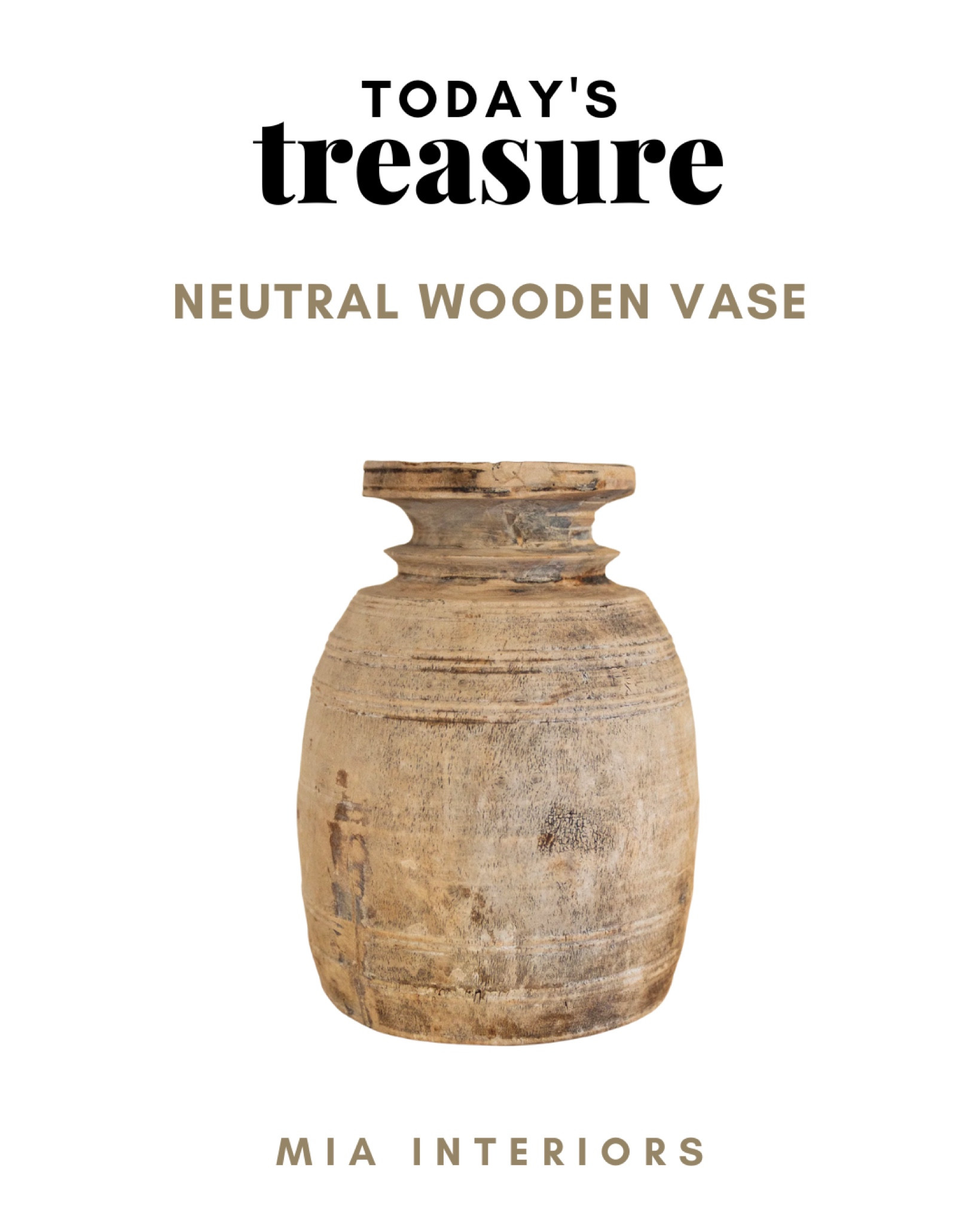 Todays treasure!

#todaystreasure #woodenvase #woodvase #vase #antiquevase #vintagevase #homedecor #vintagedecor

#LTKSeasonal #LTKunder50 #LTKhome