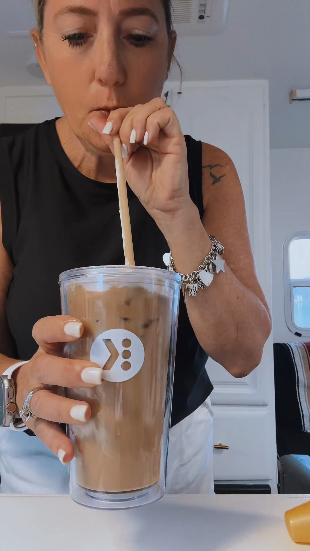 Make coffee with me in my travel trailer.  I’m traveling the USA in a travel trailer for two months.  I found the perfect hot/iced coffee maker that has been my holy grail.  

#LTKFindsUnder100 #LTKTravel #LTKHome