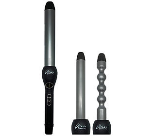 Aria Beauty Trifecta 3-Piece Interchangeable Curling Set | QVC