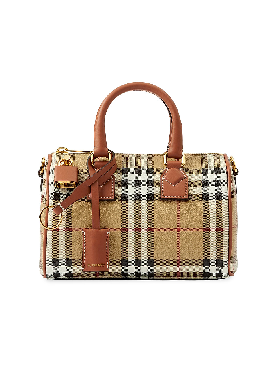 Mini Check Bowling Bag | Saks Fifth Avenue