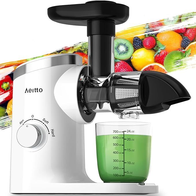Masticating Juicer Machiens, Aeitto Juicers, Slow Masticating Jucer with Triple Modes,Reverse Fun... | Amazon (US)