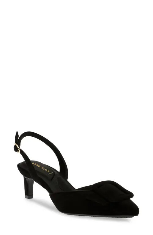 Anne Klein Infinity Slingback Pump in Black at Nordstrom, Size 5.5 | Nordstrom