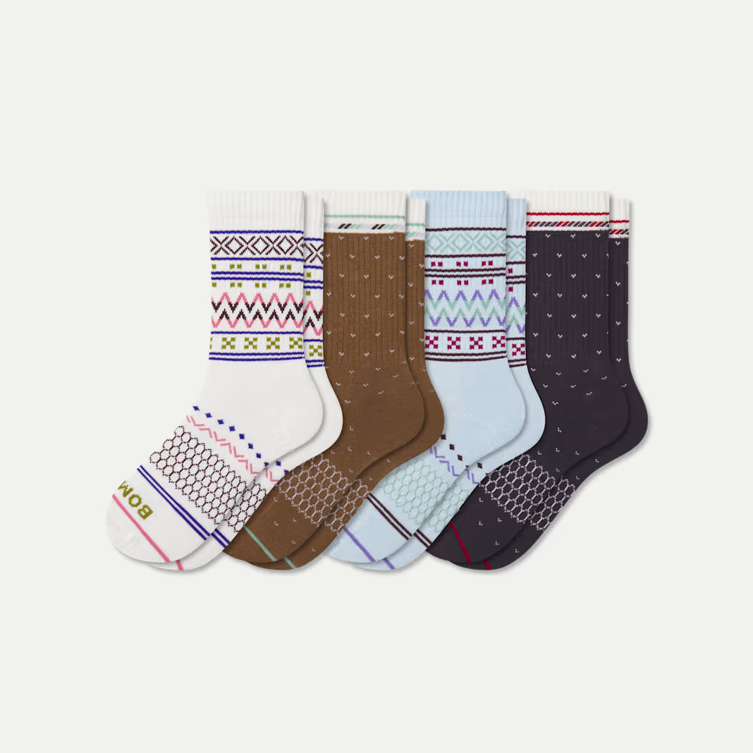 Youth Holiday Calf Sock 4-Pack | Bombas