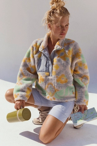 Hit The Slopes Printed Fleece Pullover | Free People (Global - UK&FR Excluded)