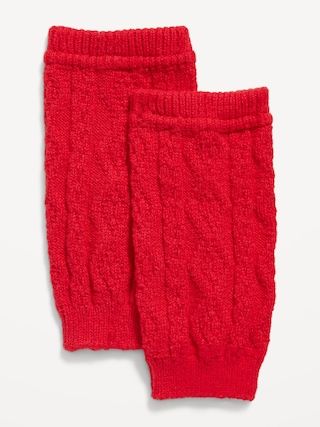 Unisex Solid Cable-Knit Leg Warmers for Baby | Old Navy (US)