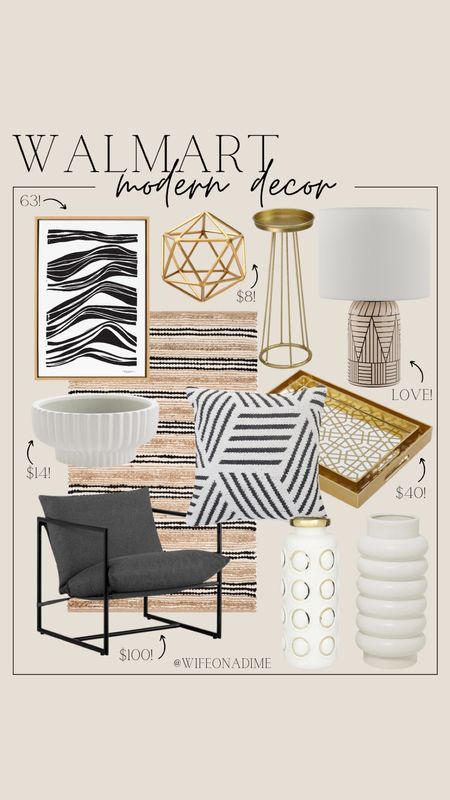 Loving this modern decor from Walmart!

Modern decor, decor finds, decor favorites, spring decor, Walmart, Walmart finds, Walmart favorites, Walmart decor, new decor, canvas wall art, abstract wall art, indoor rug, striped rug, accent chair, black chair, decorative tray, gold decor, white decor, black decor, ceramic vases, accent vase, aesthetic vase, vase finds, vase favorites, accent pillow, throw pillow, candle stand, candle holder, planter, round planter, ribbed planter, ceramic planter, ceramic table lamp, gold sculpture, gold geometric decor, room inspiration, decor inspiration

#LTKFind #LTKhome #LTKstyletip