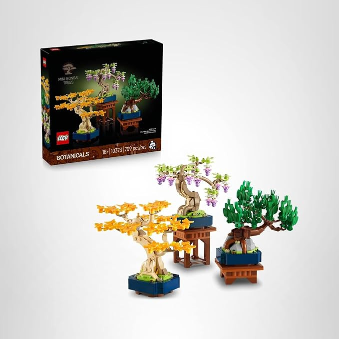 LEGO Botanicals Mini Bonsai Trees Building Set - Artificial Bonsai Tree Building Blocks for Adult... | Amazon (US)