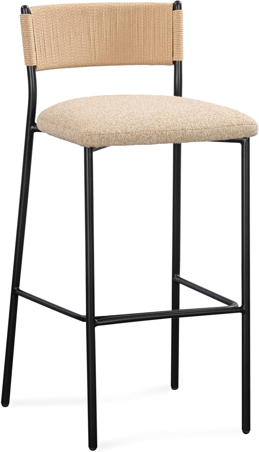 Tov Furniture Celine Tan Performance Speckled Boucle Counter Stool | Amazon (US)
