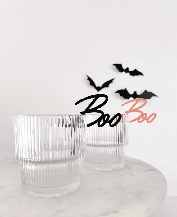 Halloween Drink Tags Boo Drink Tags Halloween Wine Tags - Etsy | Etsy (US)