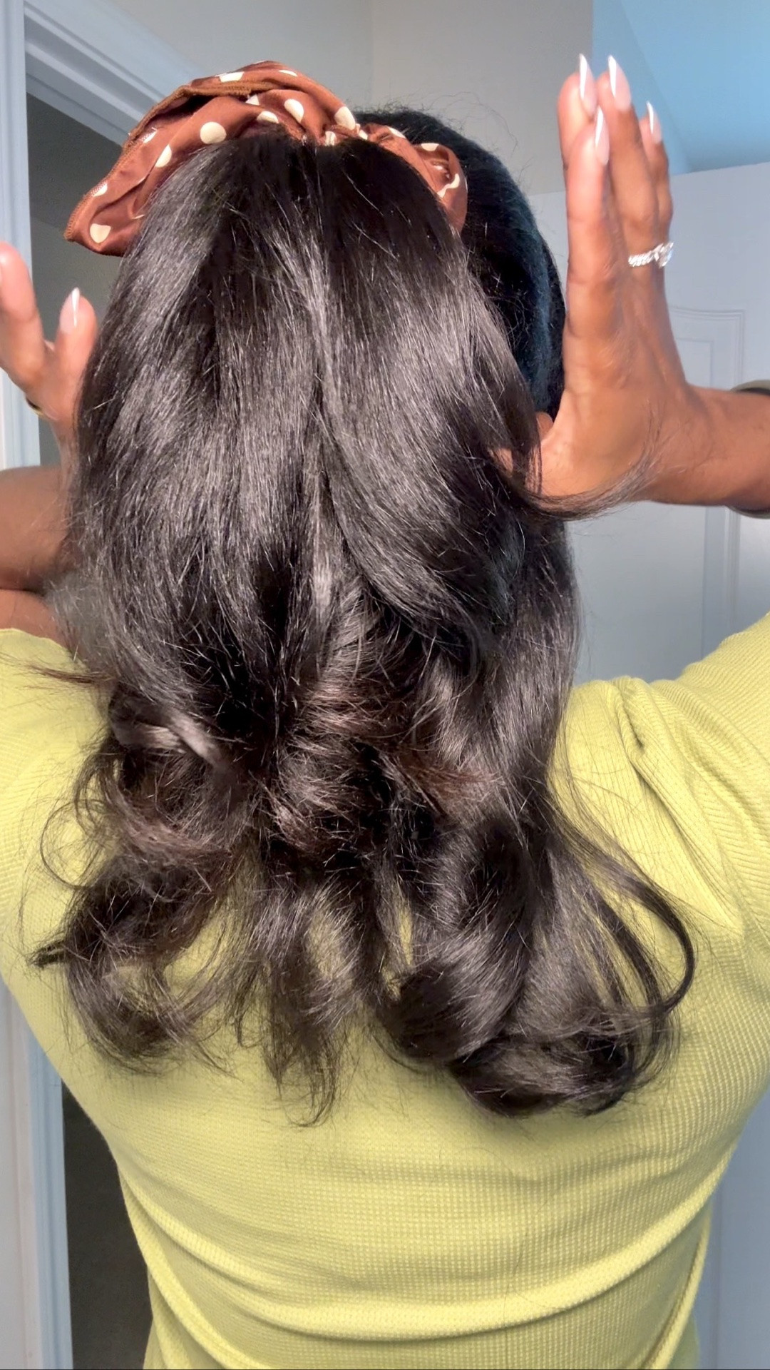 Easy hairstyle for your old silk press ✨

#LTKmomlife #LTKgrwm #LTKBeauty