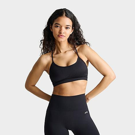 AYBL Women's Empower Seamless Sports Bra in Black Size: Small | Finish Line (US)