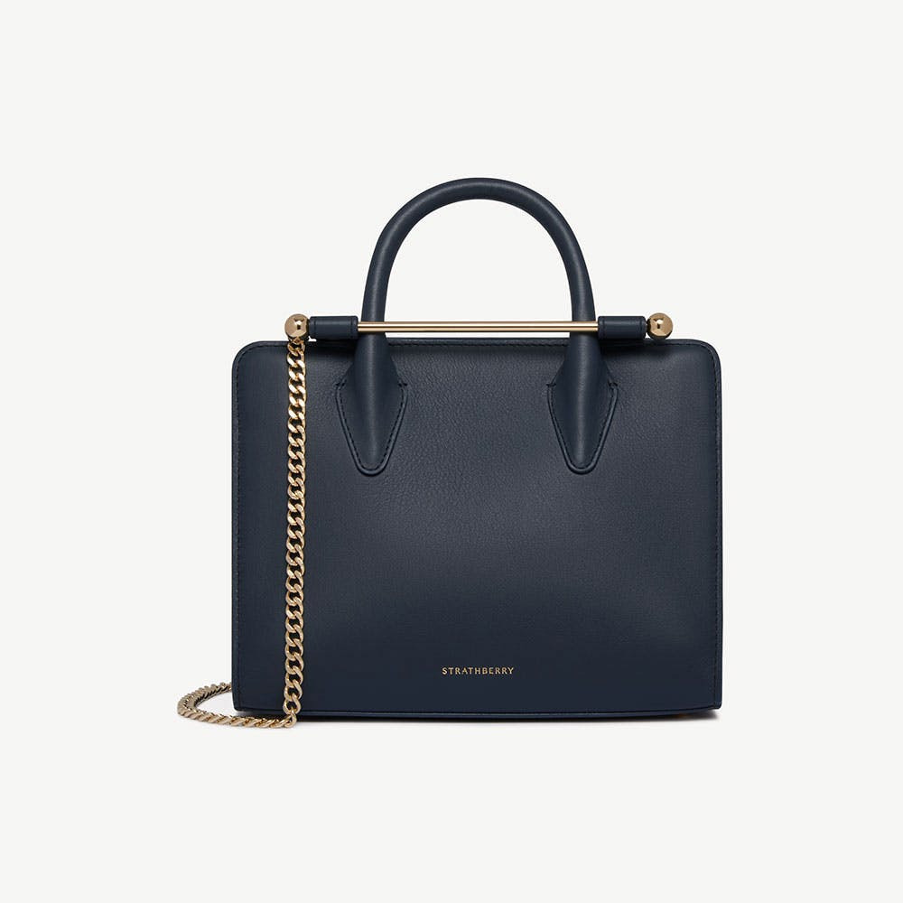 Strathberry - Mini Tote - Blue / Navy | Strathberry