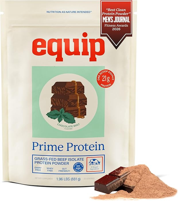 Equip Foods Prime Protein Powder | Clean, Grass Fed Beef Protein Powder for Women & Men | Carnivo... | Amazon (US)