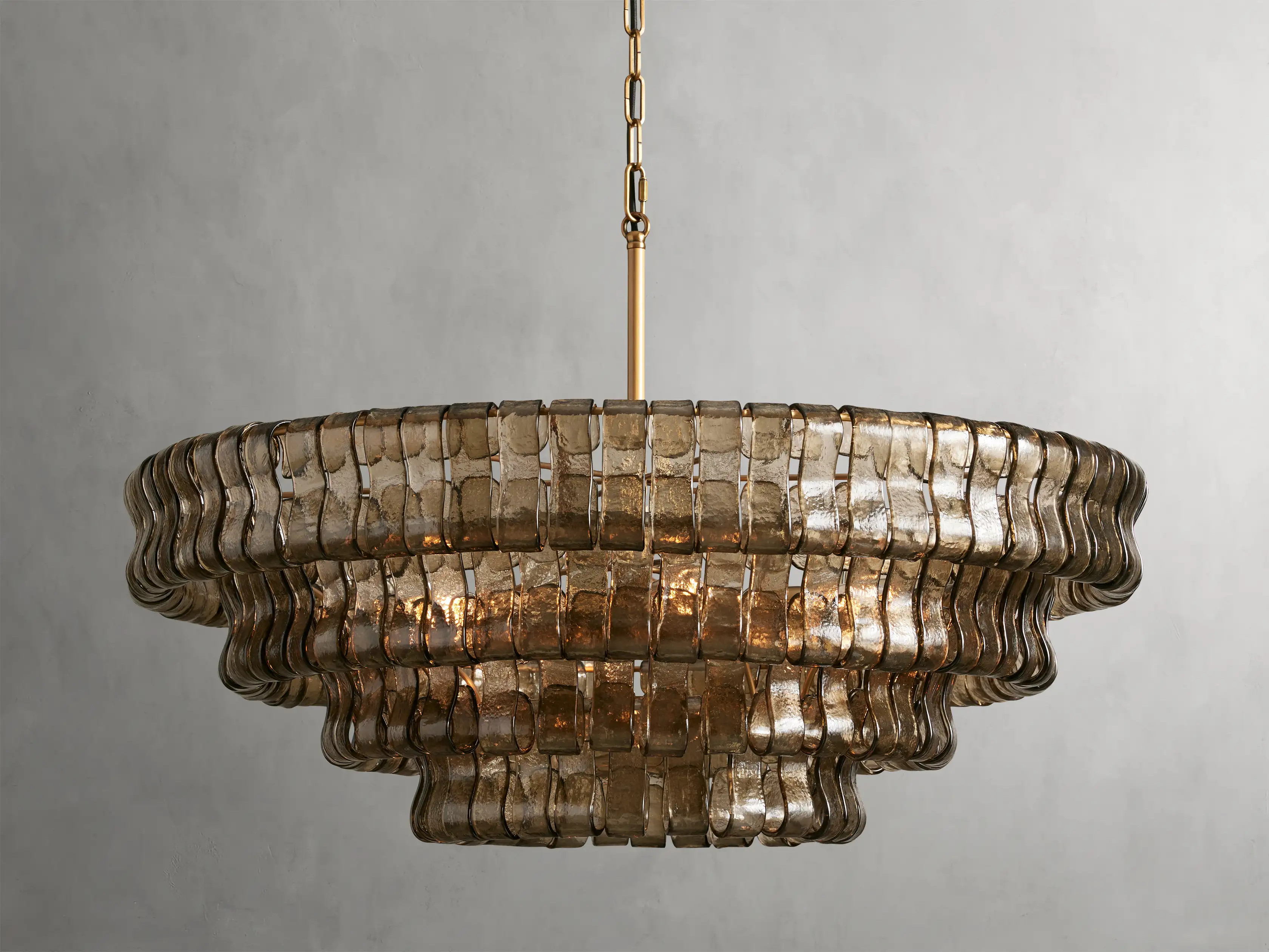 Ghiaccio Round Chandelier | Arhaus