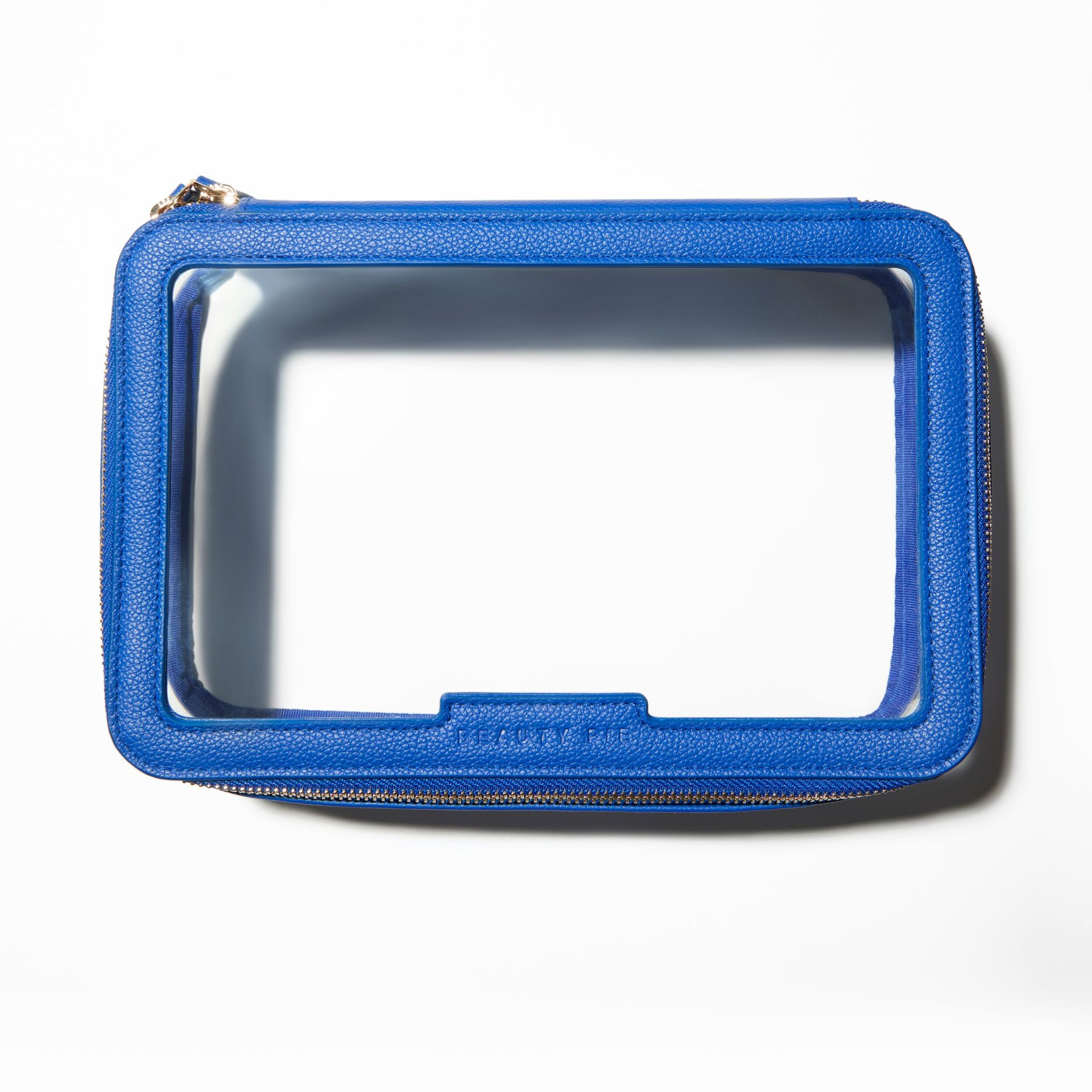 Large Clear Makeup Bag (Cobalt Blue) | Beauty Pie (US)