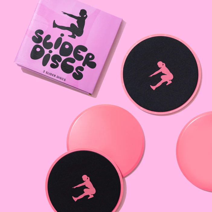 PINK SLIDER DISCS | SuzieB Fitness