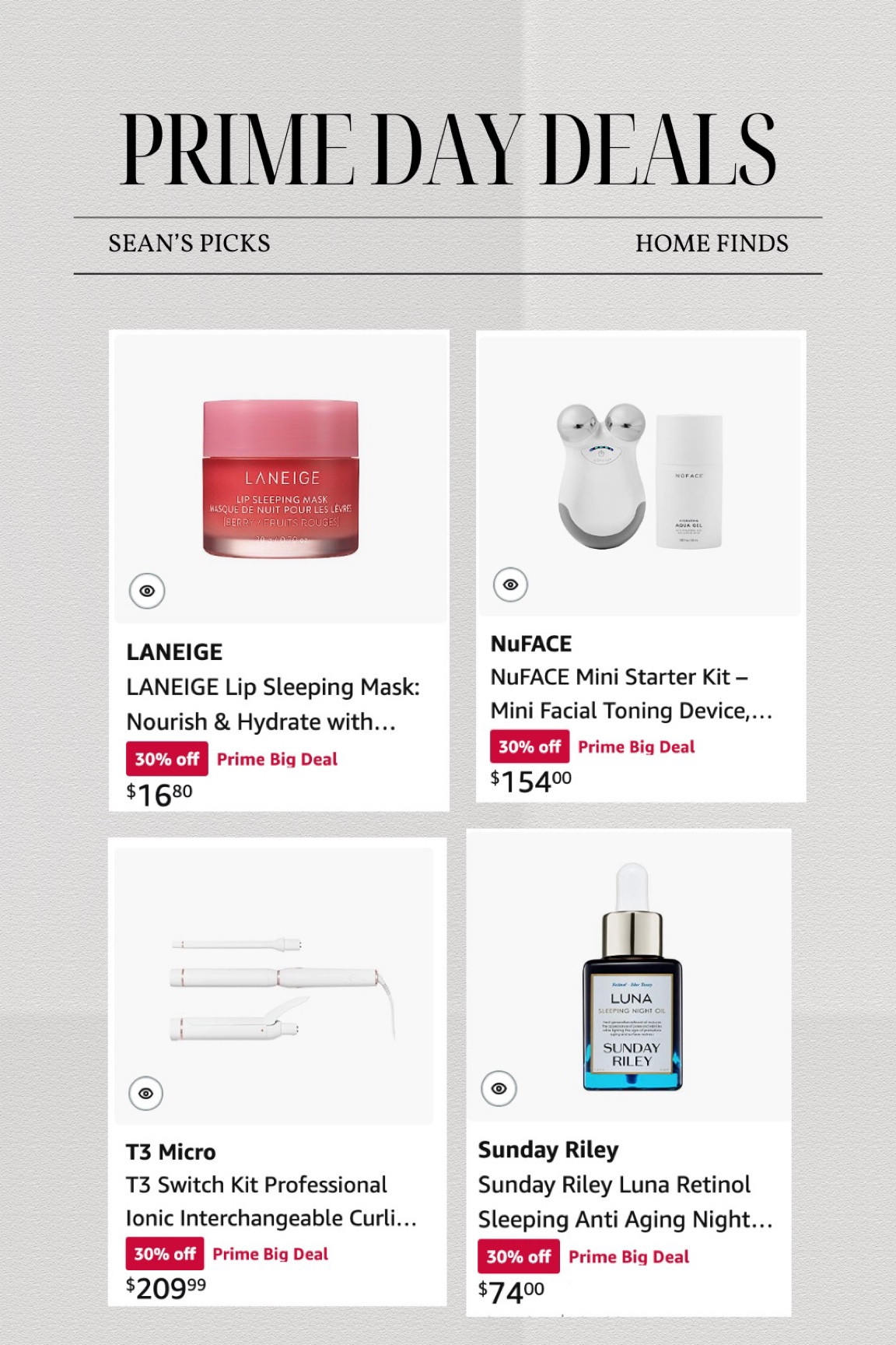 My Prime Day Beauty Picks

#LTKxPrime