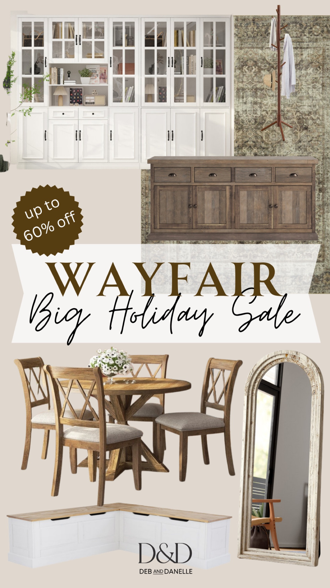 Wayfair is having a Big Holiday Sale event with home items up to 60% off. Here are some great furniture pieces to liven up and refresh your home. 

#LTKHome #LTKSaleAlert #LTKSeasonal