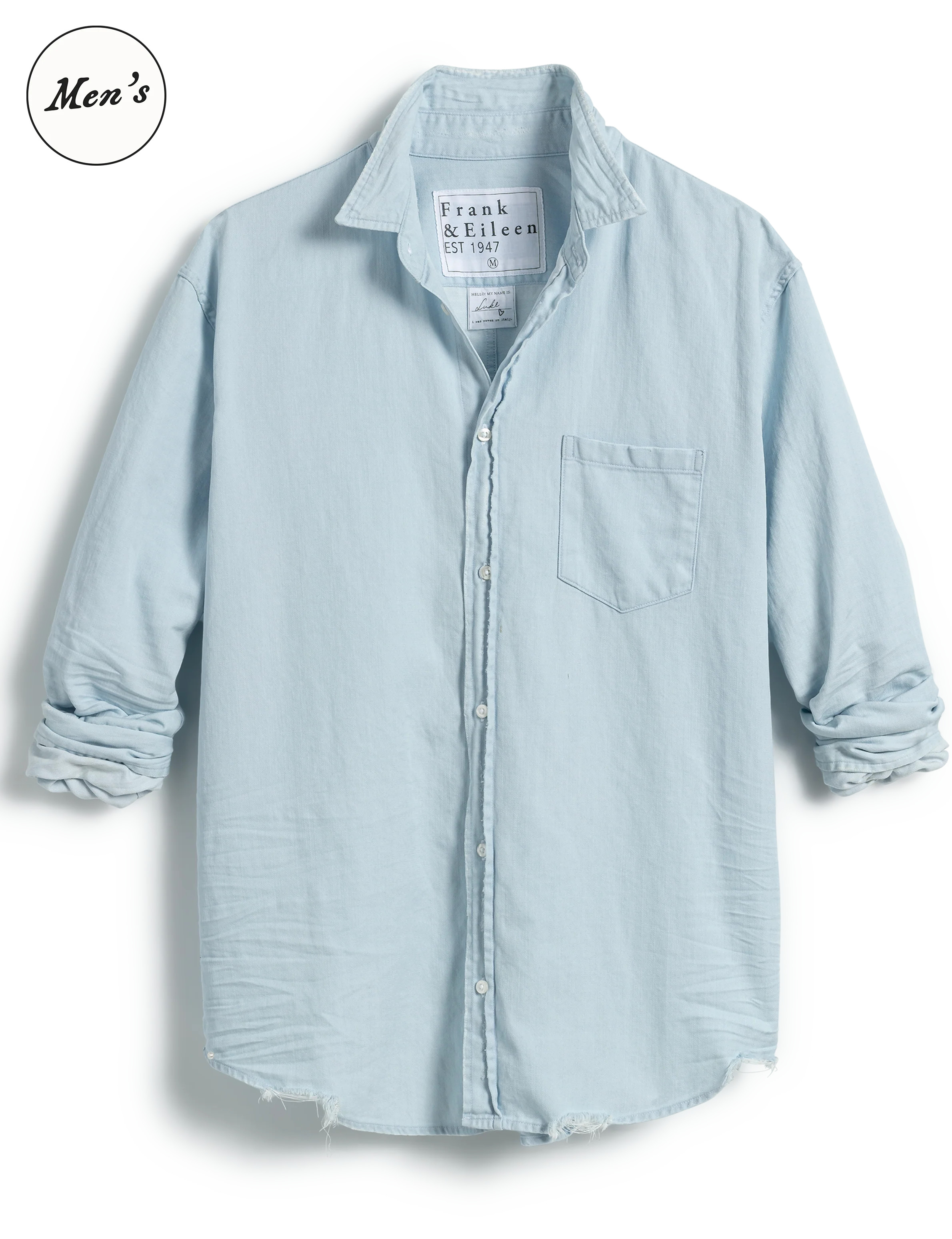 LUKE Classic Blue Tattered Wash, Famous Denim | Frank & Eileen