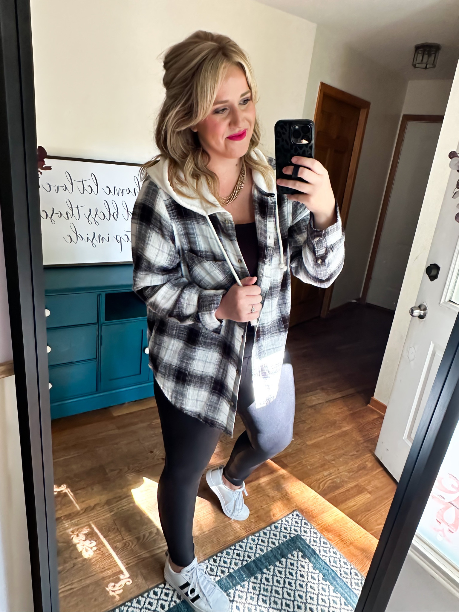  WALMART FALL HAUL 🍁

10/10 recommend sizing up one size in this flannel for a longer more oversized fit. But it’s GOLD 👏🏼

Flannel: XL (TTS)
Spanx dupes: XL  (TTS)
Shoes: size 10 (TTS)

#LTKfindsunder50 #LTKmidsize #LTKSale