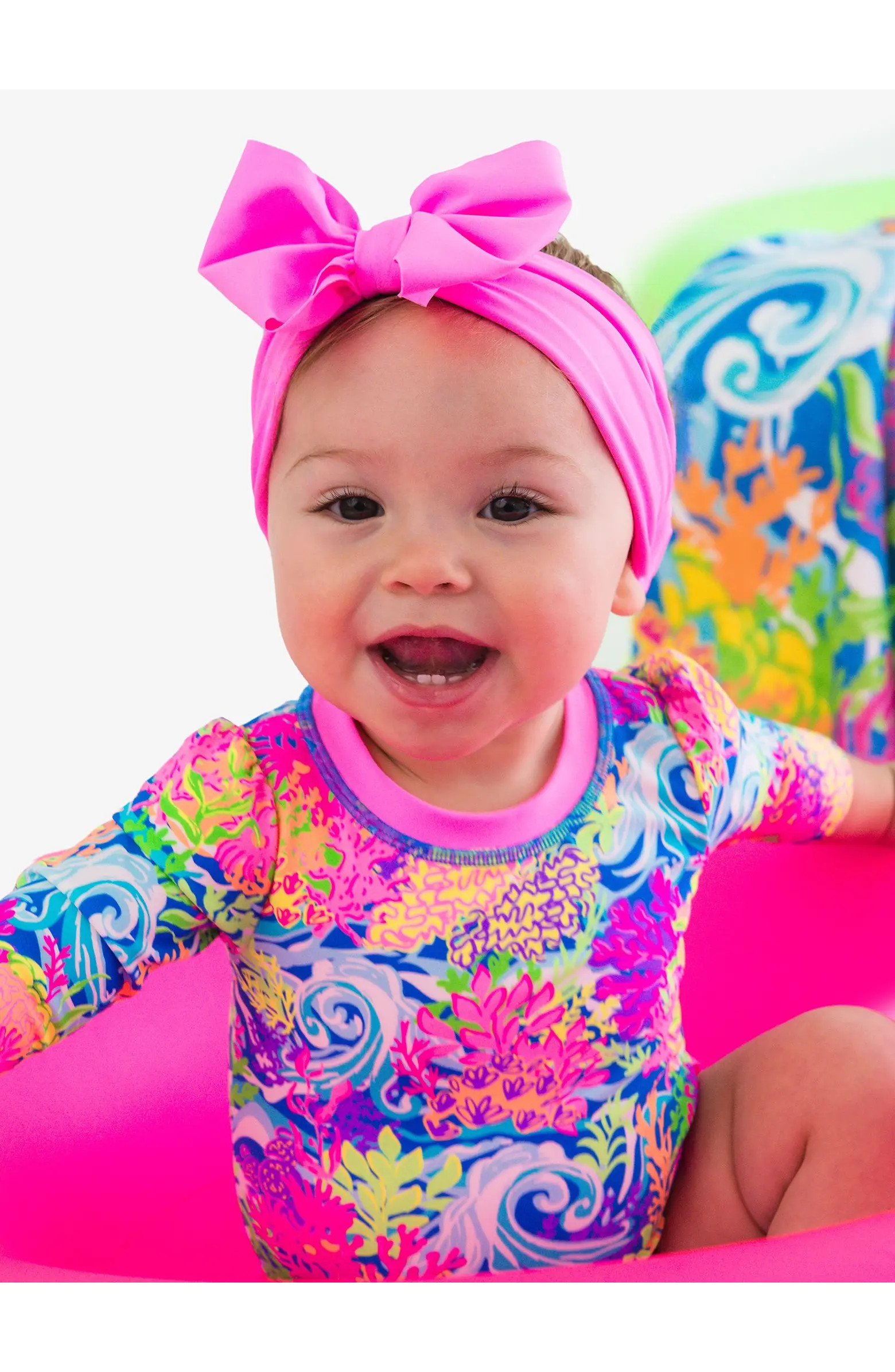 Girls UPF50+ Swim Bow Headband | Nordstrom