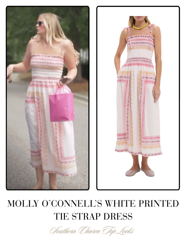 Molly O'Connell's White Tie Strap Dress 

 