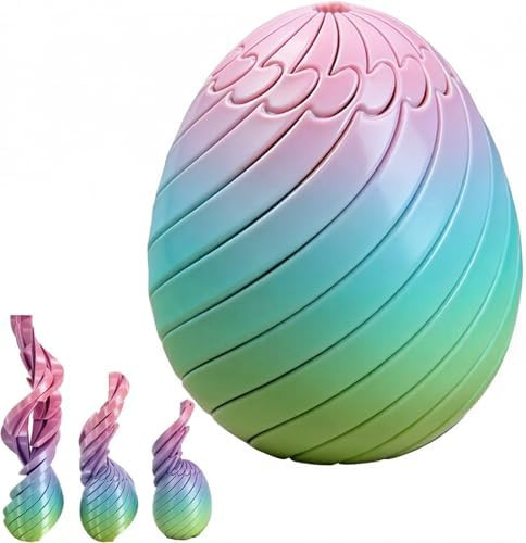 3D Printed Slippery Egg Fidget | 3D Printed Slippery Egg, Stress Relief Colorful Festival Gift, f... | Amazon (US)
