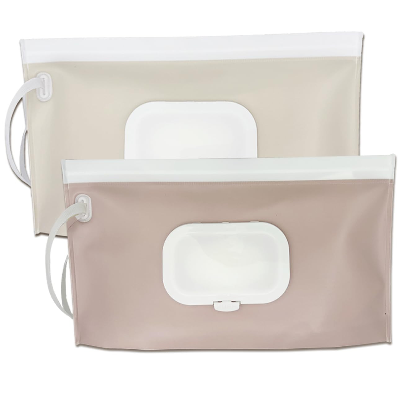 Wipe Dispenser,2-Pack Portable Refillable Wipe Container,Reusable Travel Baby Wipes Dispenser, Wa... | Amazon (US)
