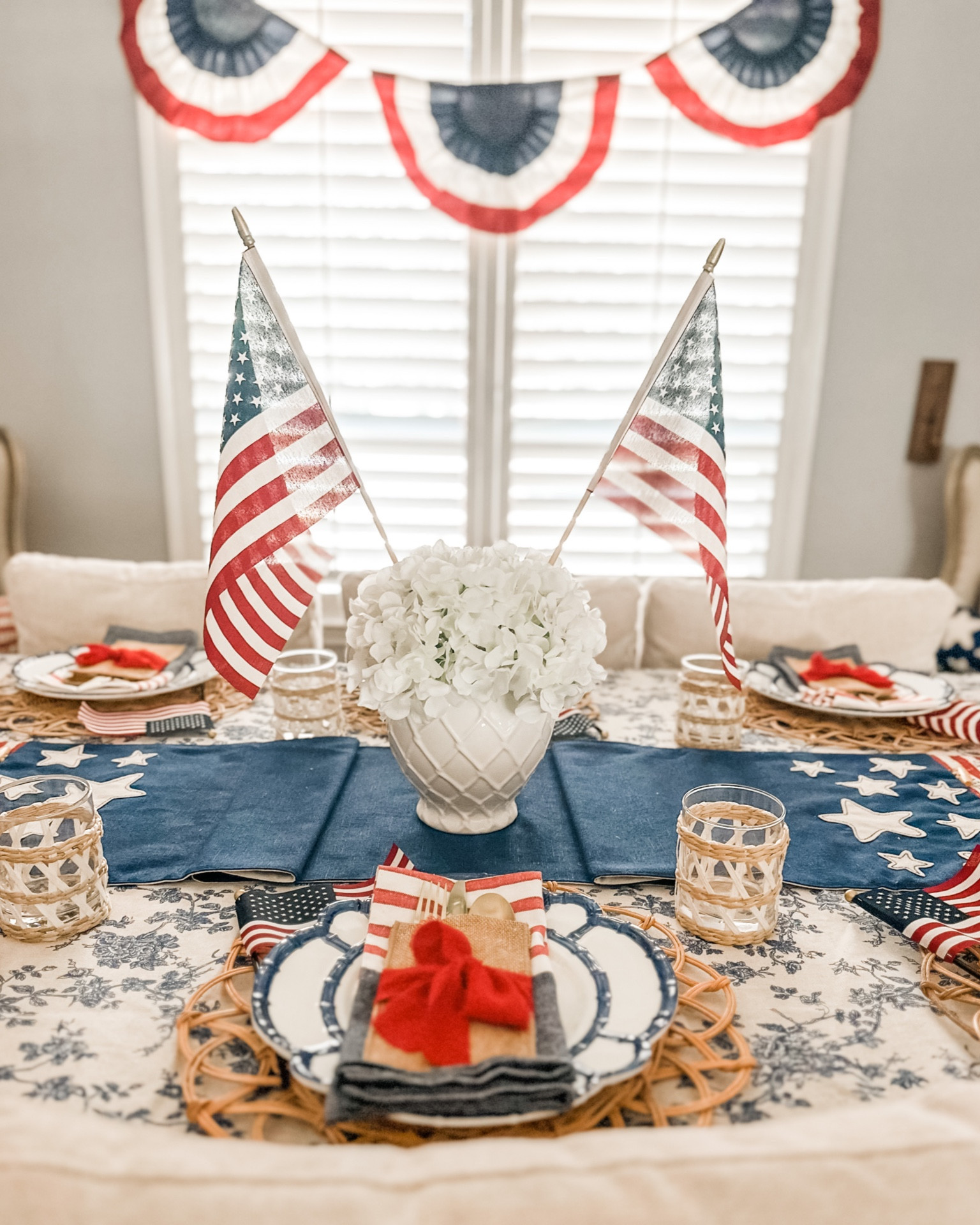 Deck the Table for the 4th of July! Patriotic Tablescape 

#LTKstyletip #LTKhome #LTKSeasonal
