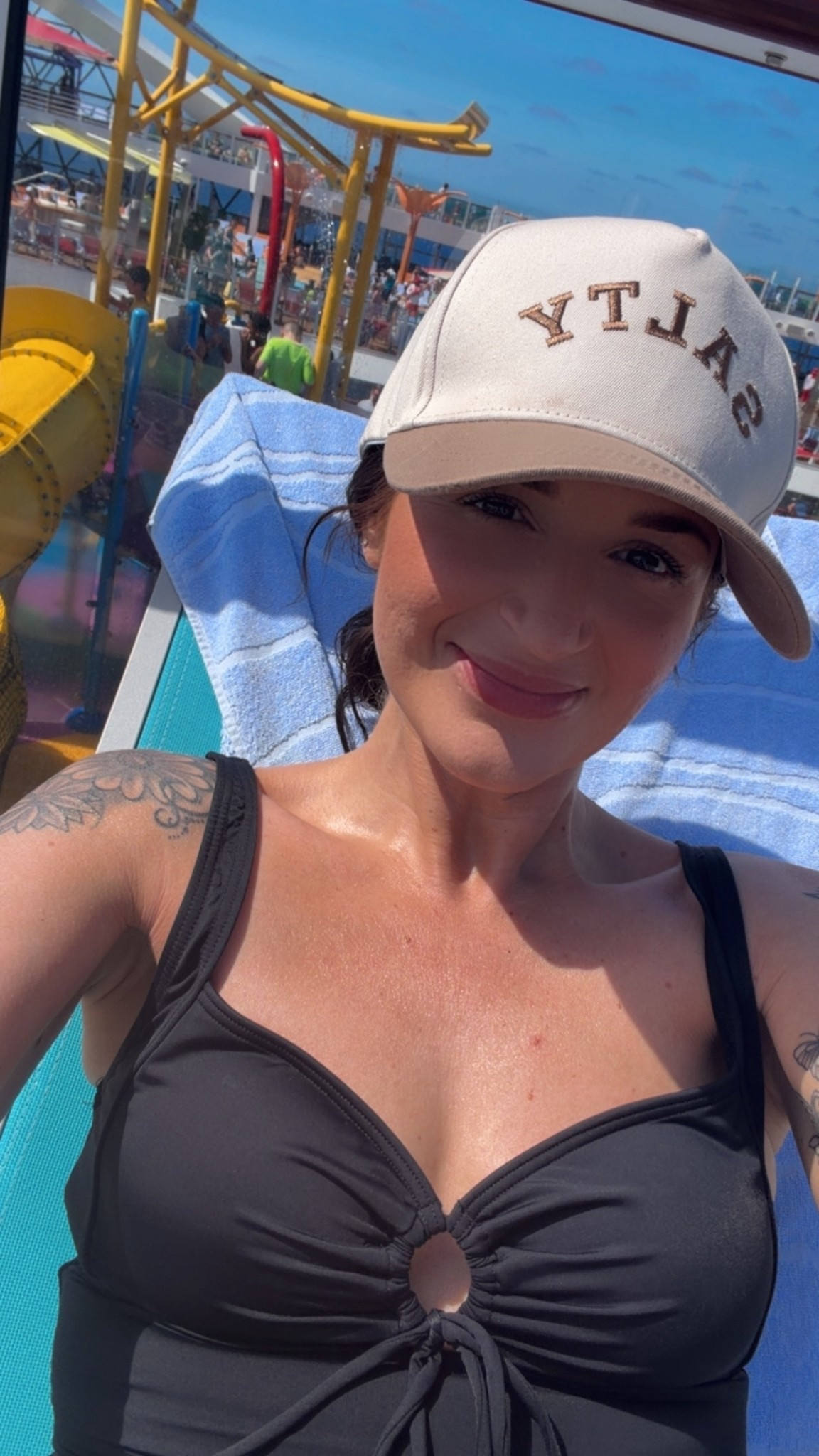 Flattering tummy control one piece swimsuit 

#LTKPetite