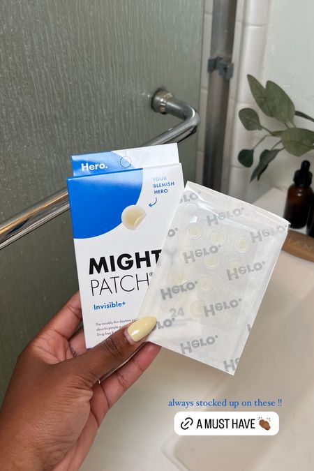 #ad I used to be a BIG pimple popper, but not anymore! The @herocosmetics Mighty Patch Invisible+ has saved me for ME and stop me from picking at my pimples – now I just let the patch do all the work to help absorb the pimple gunk. These are a lifesaver, I’ll link them below! #heropartner #mightypatch #mightypatchinvisible #pimplepatch #acne #acneproneskin #blackskincare #skincareroutine #targetfinds @target #target #targetpartner
