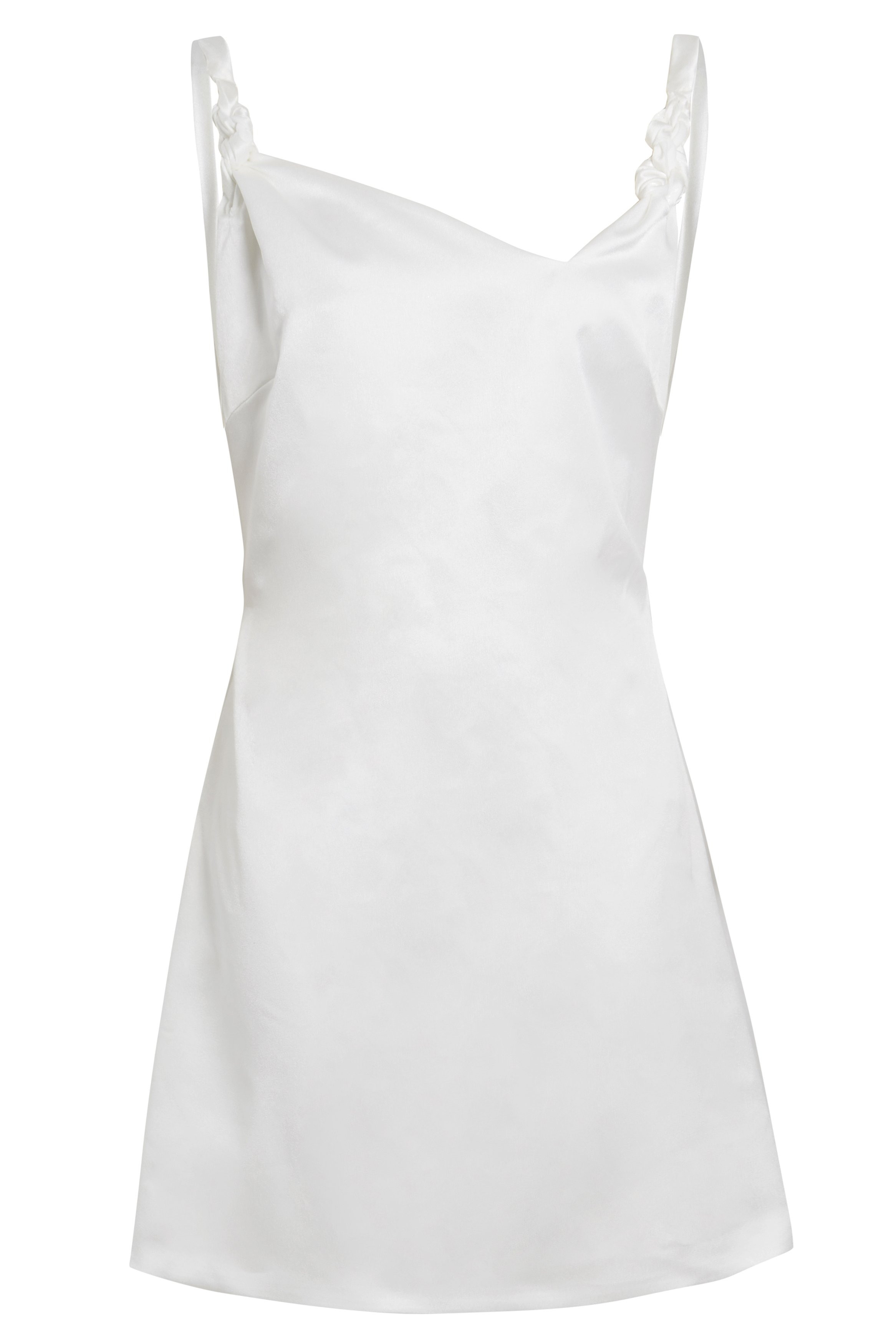 Rosha Mini White Slip Dress | Wolf & Badger (US)