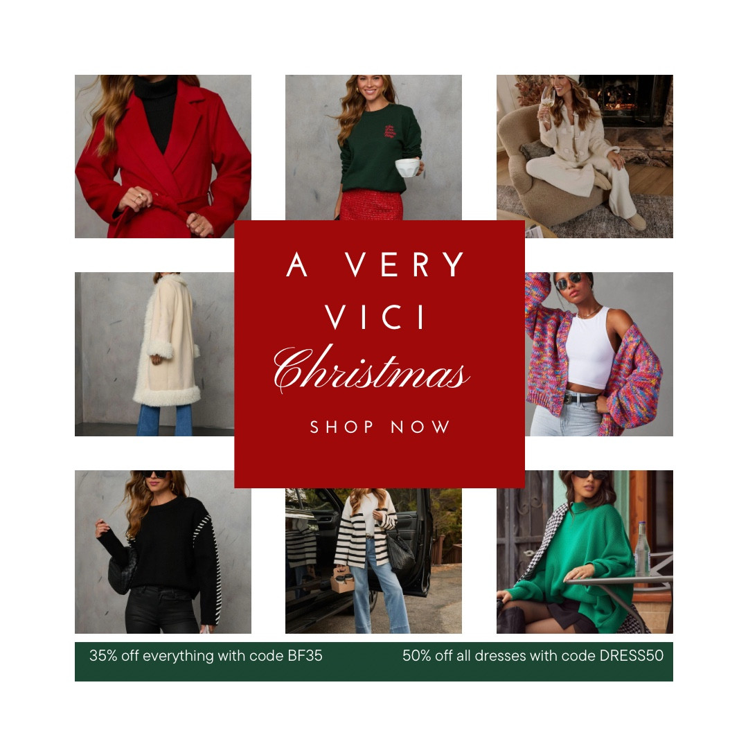 A Very Vici Christmas. Round up of all my favorite Vici styles! ❤️💚

Fake 35% off sitewide with code BF35
Dresses are 50% off with code DRESS50
OR us LTK40 for 40% sitewide

#LTKHoliday #LTKGiftGuide #LTKCyberWeek