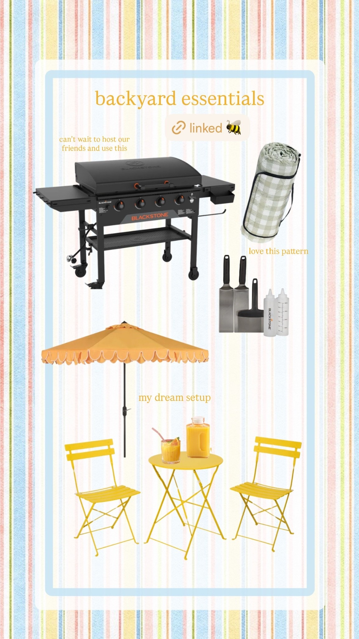 #AD summer backyard essentials all from @Wayfair #wishyouwerehere #outdoor #Wayfair #WayfairPartner