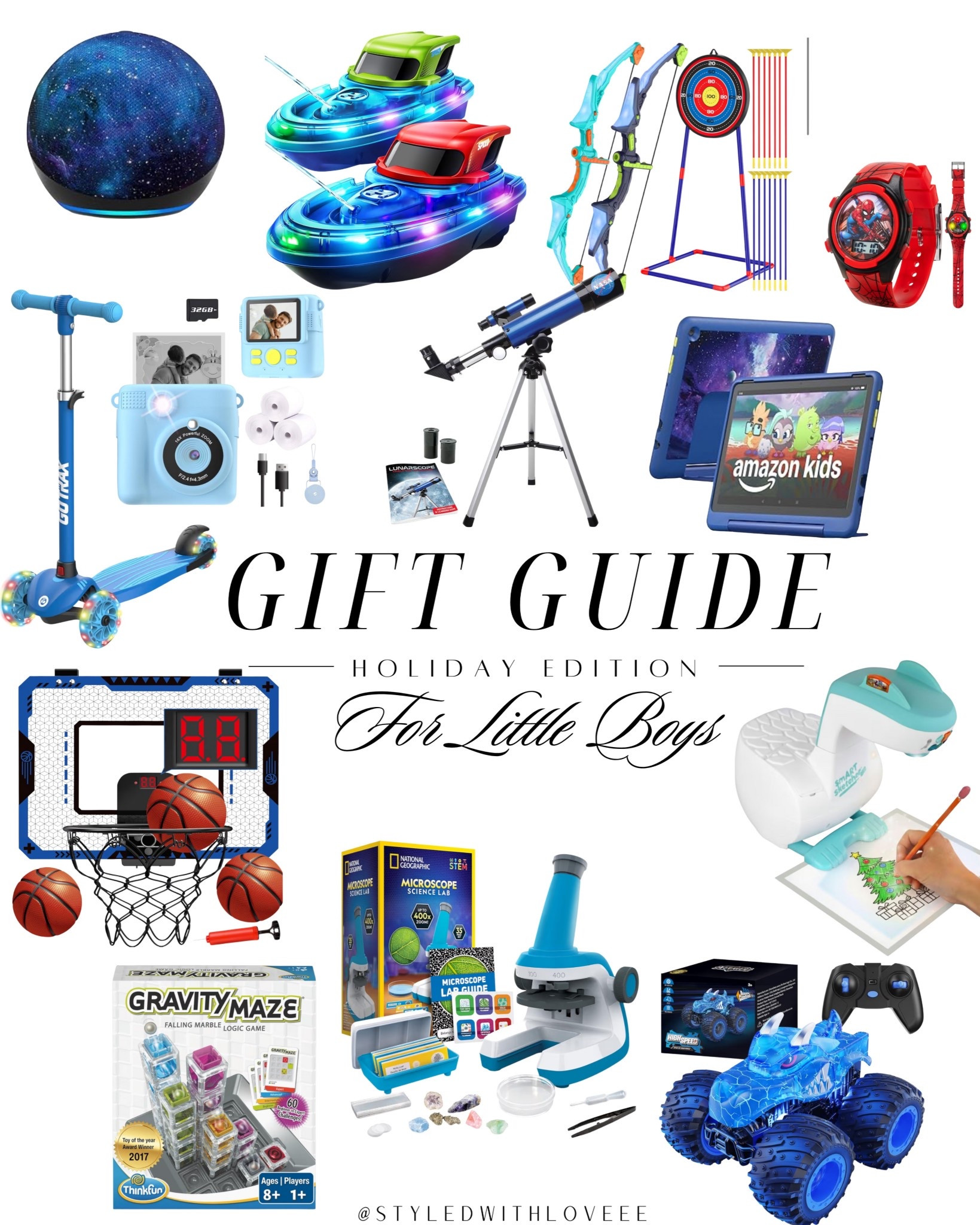 🚨 STOP scrolling — these are the gifts little boys are OBSESSED with.
From STEM toys and space finds to active play + tech favorites, this Holiday Gift Guide is packed with fun, age-appropriate picks they’ll actually use ✨

🎄 No guesswork, no boring gifts — just major holiday wins
👉 Tap to shop my Little Boys Holiday Gift Guide 🎮🚀 

 #LTKGiftGuide #LTKHoliday #LTKKids