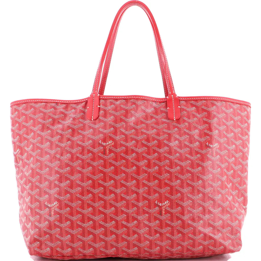 Pre-Owned Goyard Saint Louis Tote Coated Canvas GM in Red at Nordstrom, Size Medium | Nordstrom
