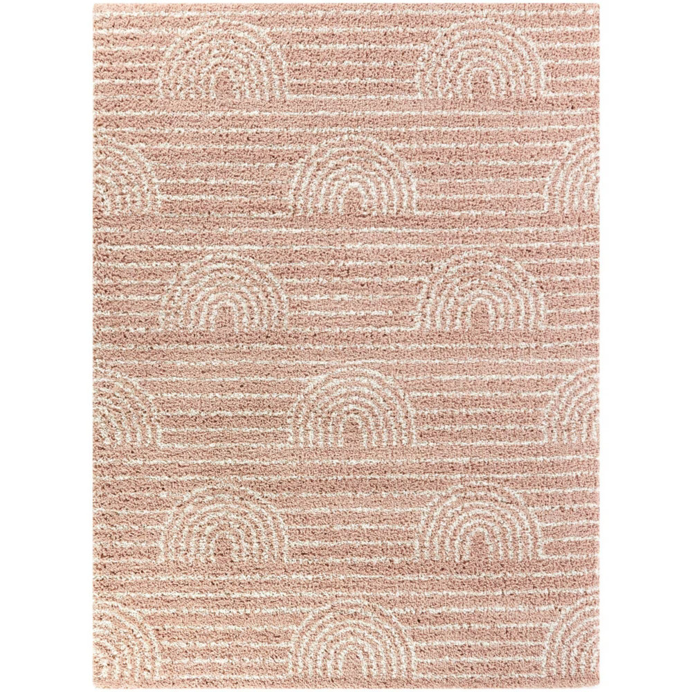 5'3""x7' Hailey Rainbow Striped Kids' Rug Pink - Balta Rugs | Target